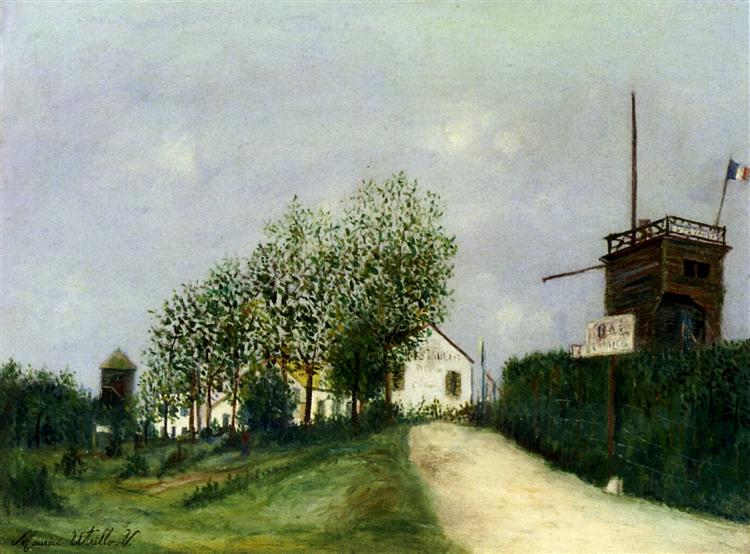 Maurice Utrillo Moulin in Sannois 1912 Fine Art Print