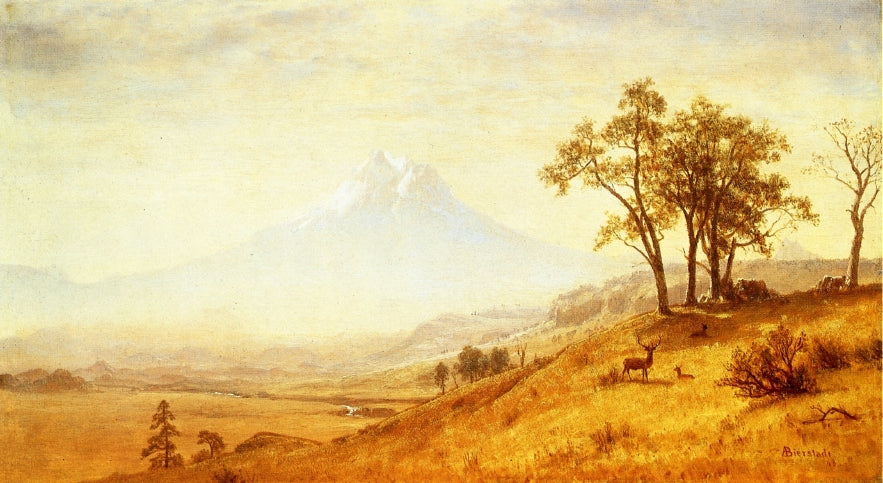 Albert Bierstadt Mount Hood 1863 Fine Art Print