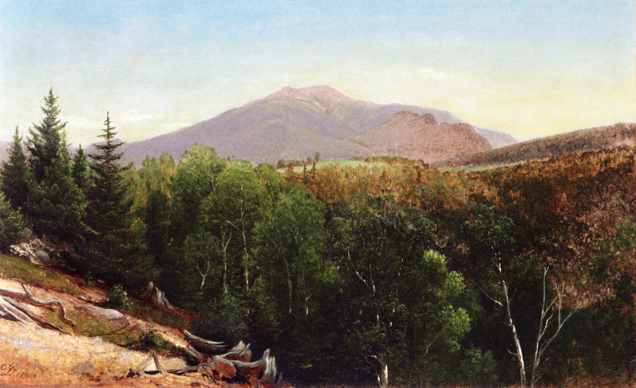 David Johnson Mount Lafayette, New Hampshire 1871 Fine Art Print