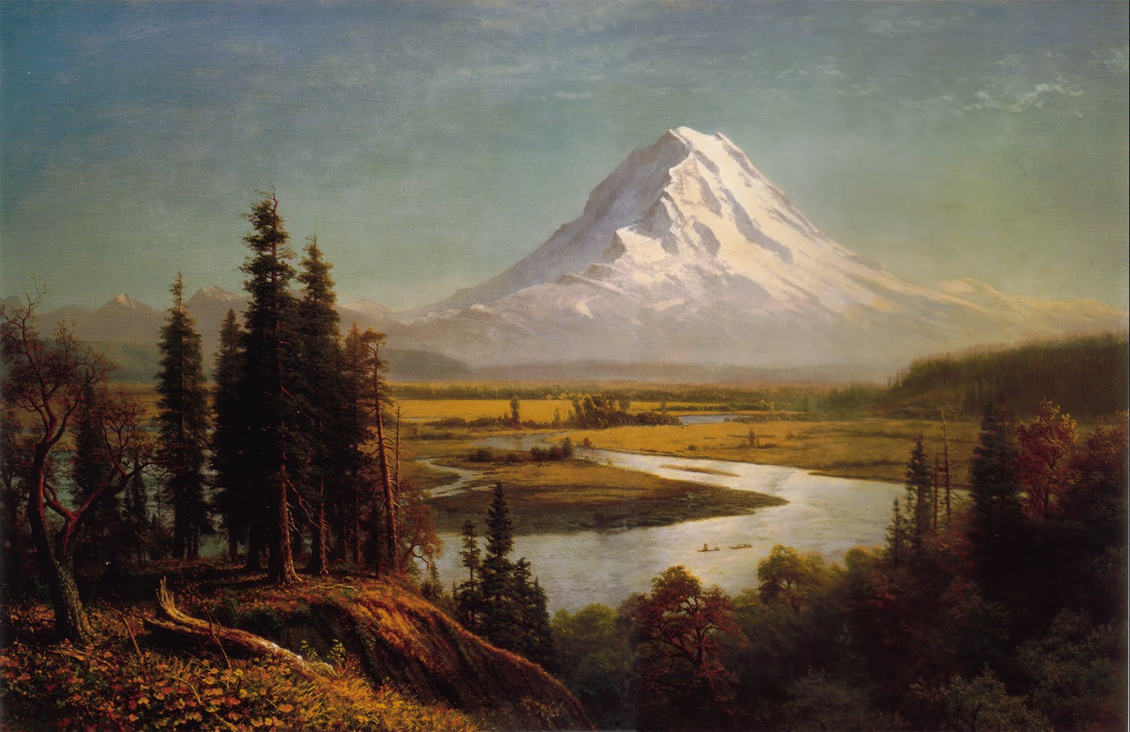 Albert Bierstadt Mount Rainier 1890 Fine Art Print