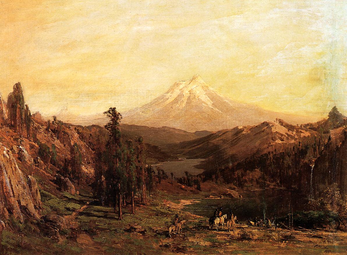 Thomas Hill Mount Shasta and Castle Lake, Californi 1880 Fine Art Print