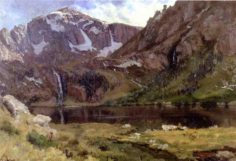 Albert Bierstadt Mountain Lake 1863 Fine Art Print