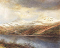Laszlo Mednyanszky Mountain Landscape with Lake 1912 Fine Art Print