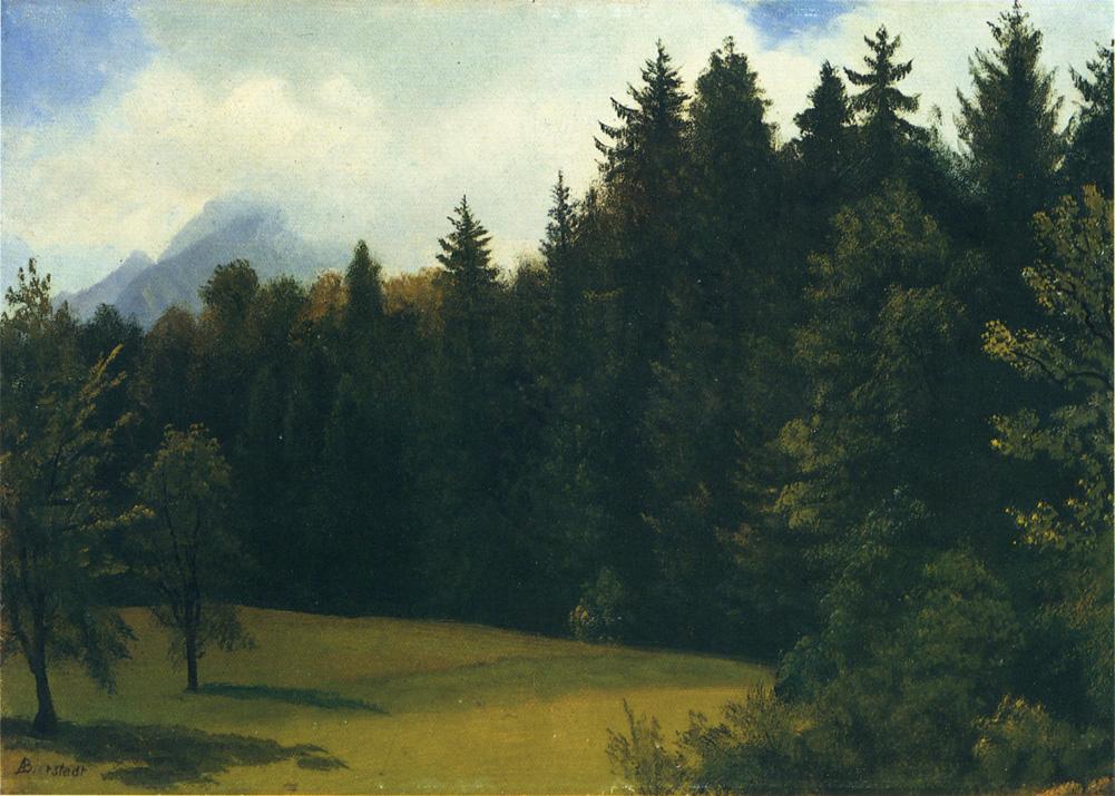 Albert Bierstadt Mountain Resort 1859 Fine Art Print