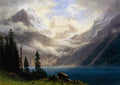Albert Bierstadt Mountain Scene 1879 Fine Art Print