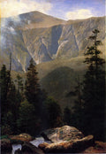 Albert Bierstadt Mountainous Landscape 1895 Fine Art Print