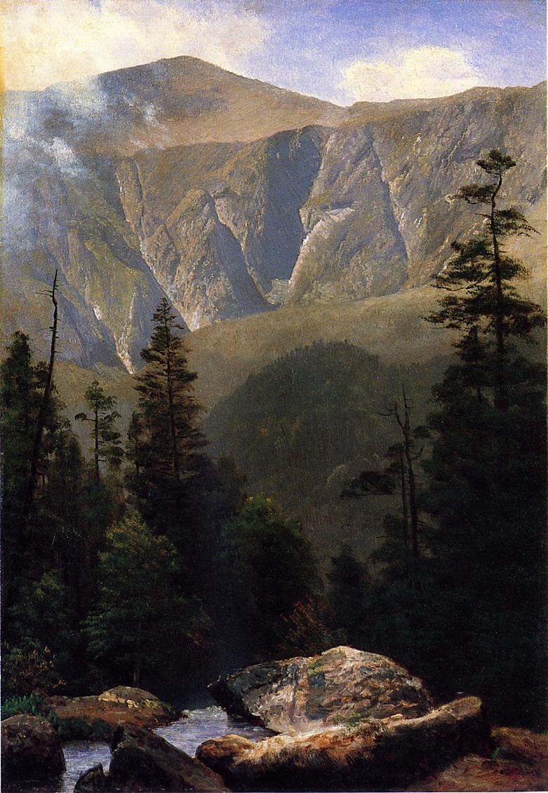 Albert Bierstadt Mountainous Landscape 1895 Fine Art Print