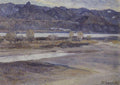Vasily Surikov Mountains near Krasnoyarsk 1909 Fine Art Print