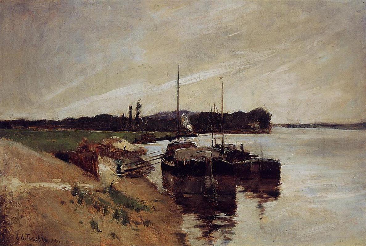John Henry Twachtman Mouth of the Seine 1884 Fine Art Print
