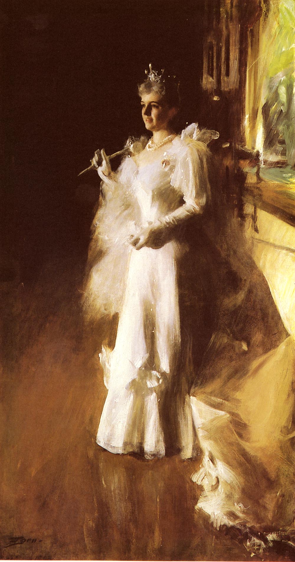 Anders Zorn Mrs. Potter Palmer 1893 Fine Art Print