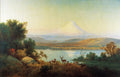 Thomas Hill Mt. Hood Erupting 1865 Fine Art Print