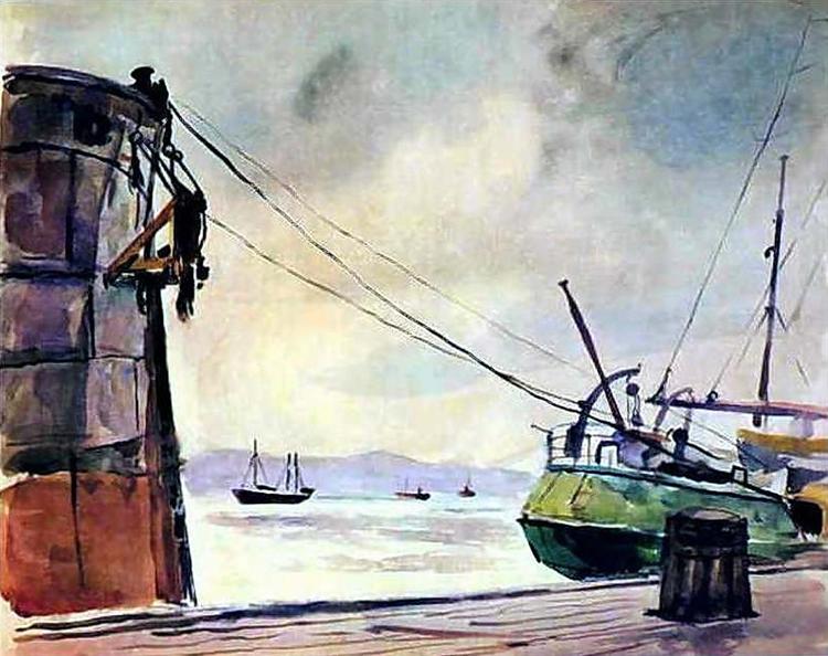 Pyotr Konchalovsky Murmansk. The Polar Night. 1937 Fine Art Print
