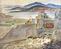 Pyotr Konchalovsky Murmansk. Tulomstroy. Spillway. 1936 Fine Art Print