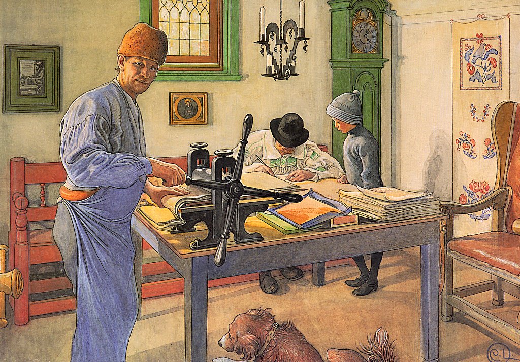 Carl Larsson My Acid Workshop (Where I do my Etching) 1910 Fine Art Print