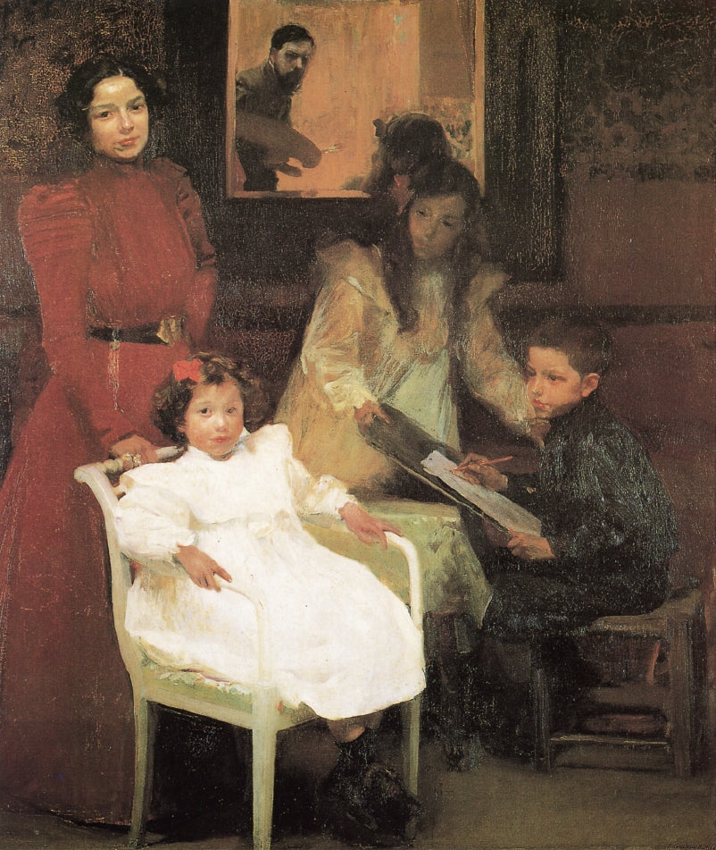 Joaquín Sorolla My Family 1901 Fine Art Print