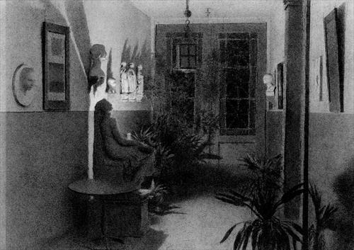 Xavier Mellery My Hallway, Light Effect 1889 Fine Art Print