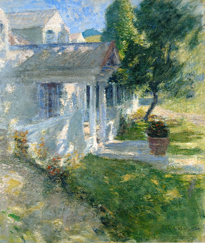 John Henry Twachtman My House 1900 Fine Art Print