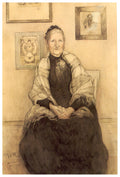 Carl Larsson My Mother 1893 Fine Art Print