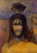 Odilon Redon Mysterious Head 1910 Fine Art Print