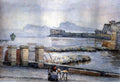 Vasily Surikov Naples. Enbankment. 1884 Fine Art Print