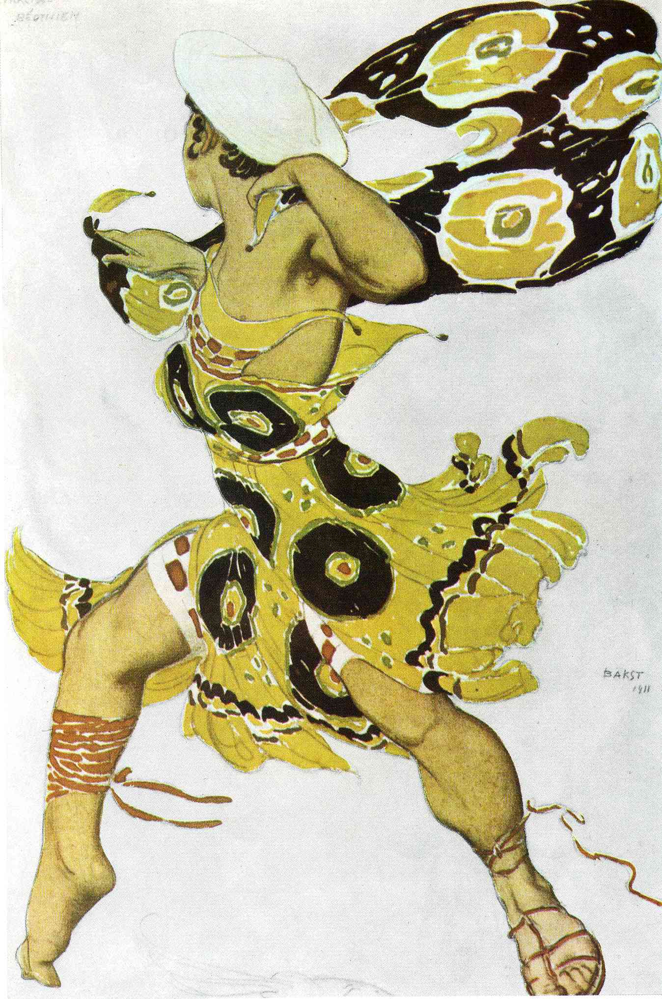 Leon Bakst Narcisse a Youth 1911 Fine Art Print