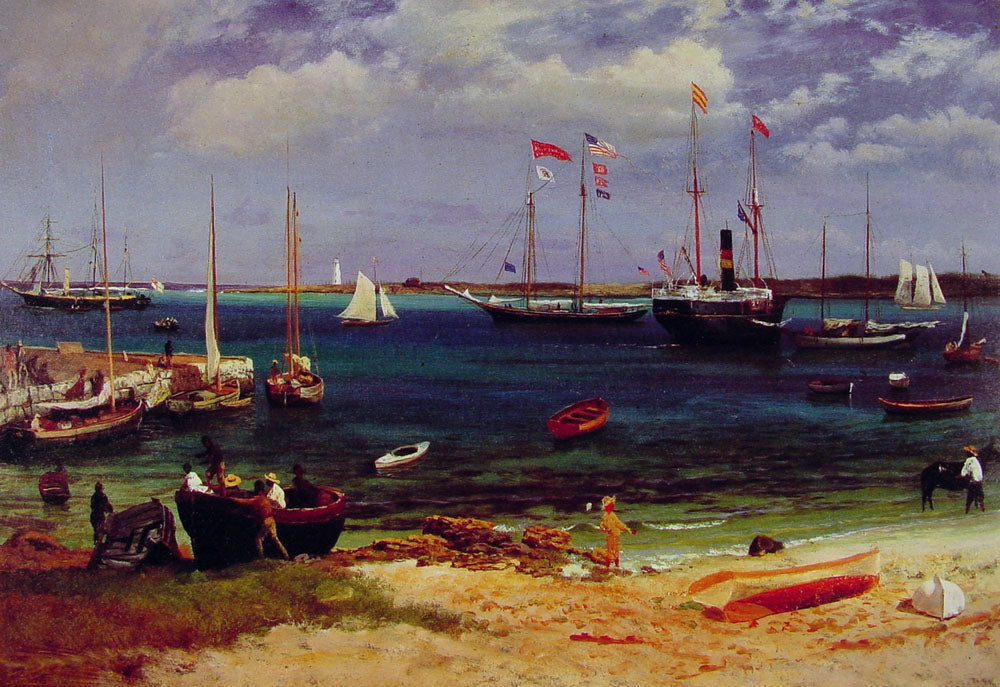 Albert Bierstadt Nassau Harbor 1877 Fine Art Print