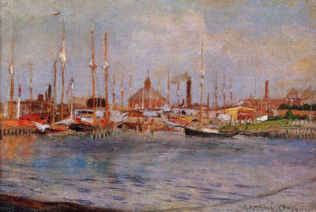 William Merritt Chase Near Bay Ridge 1888 Fine Art Print