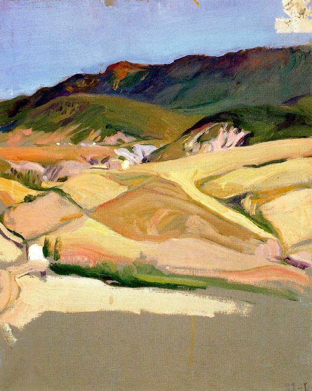 Joaquín Sorolla Near Jaca 1914 Fine Art Print