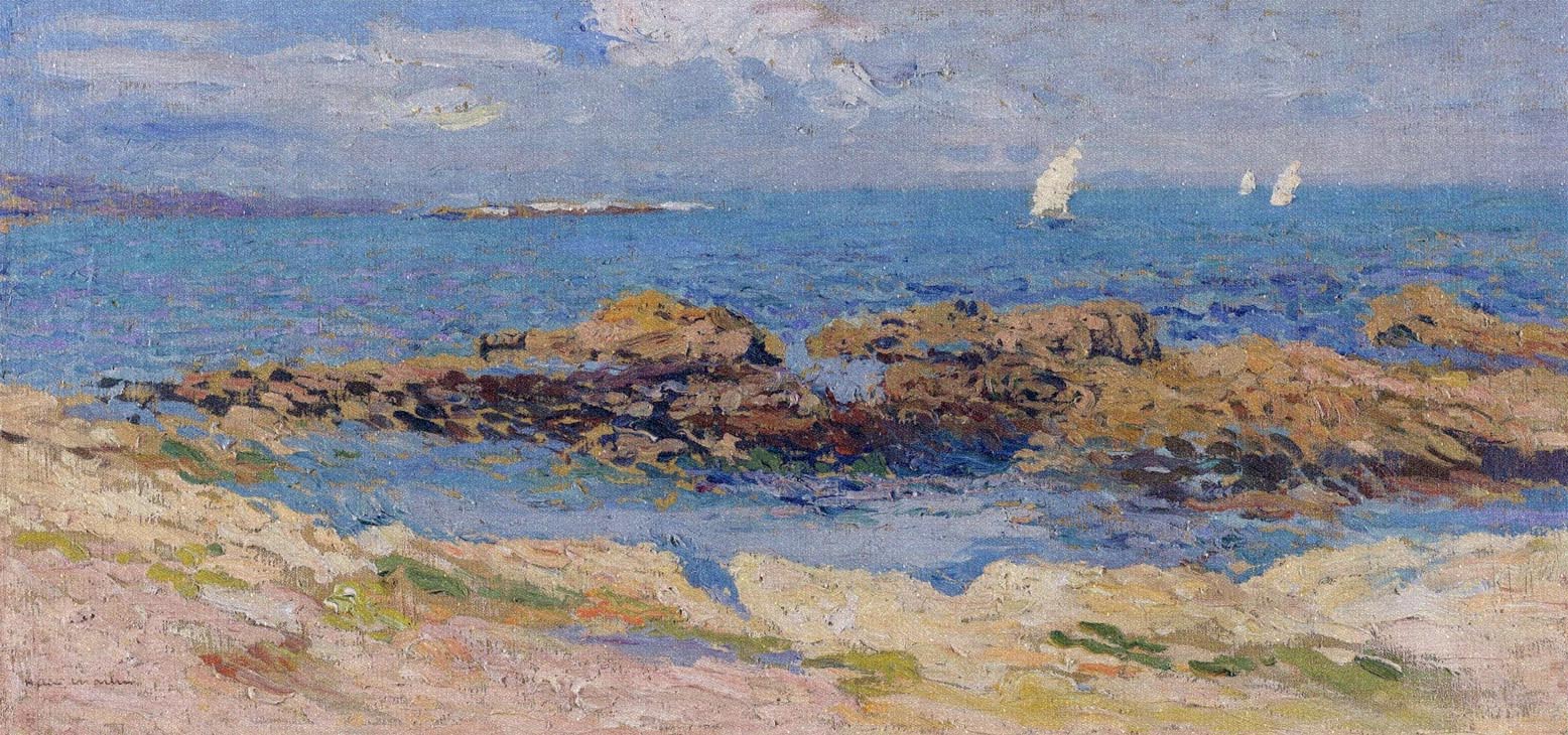 Henri Martin Near Saint Malo 1910 Fine Art Print