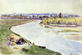 Pyotr Konchalovsky Near the River 1933 Fine Art Print