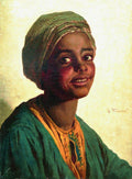 Konstantin Makovsky Negress 1870 Fine Art Print