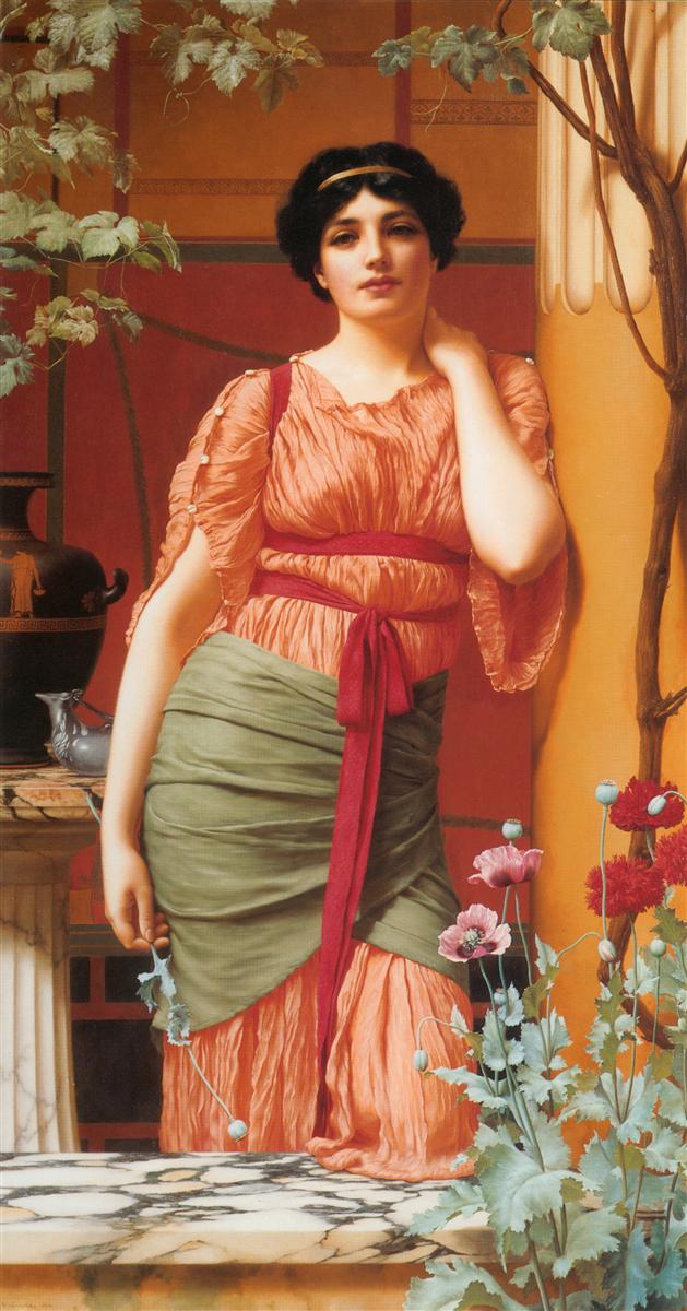 John William Godward Nerissa 1906 Fine Art Print