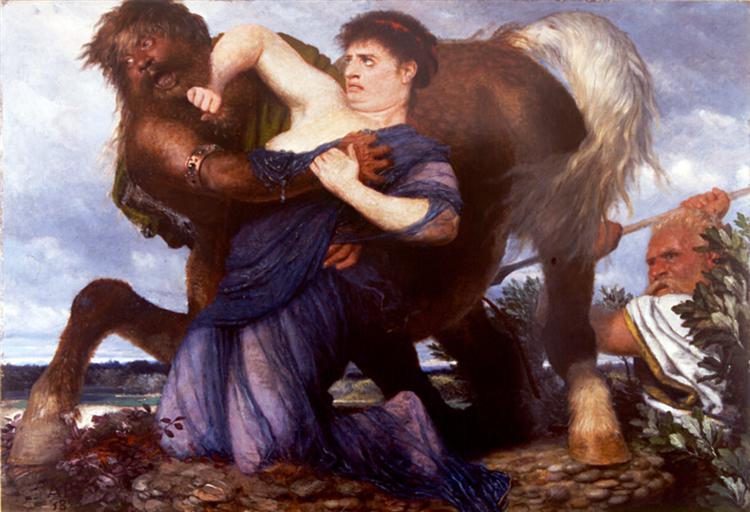Arnold Böcklin Nessus and Deianeira 1898 Fine Art Print