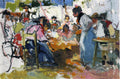 Joaquín Sorolla Net Menders in Valencia 1909 Fine Art Print