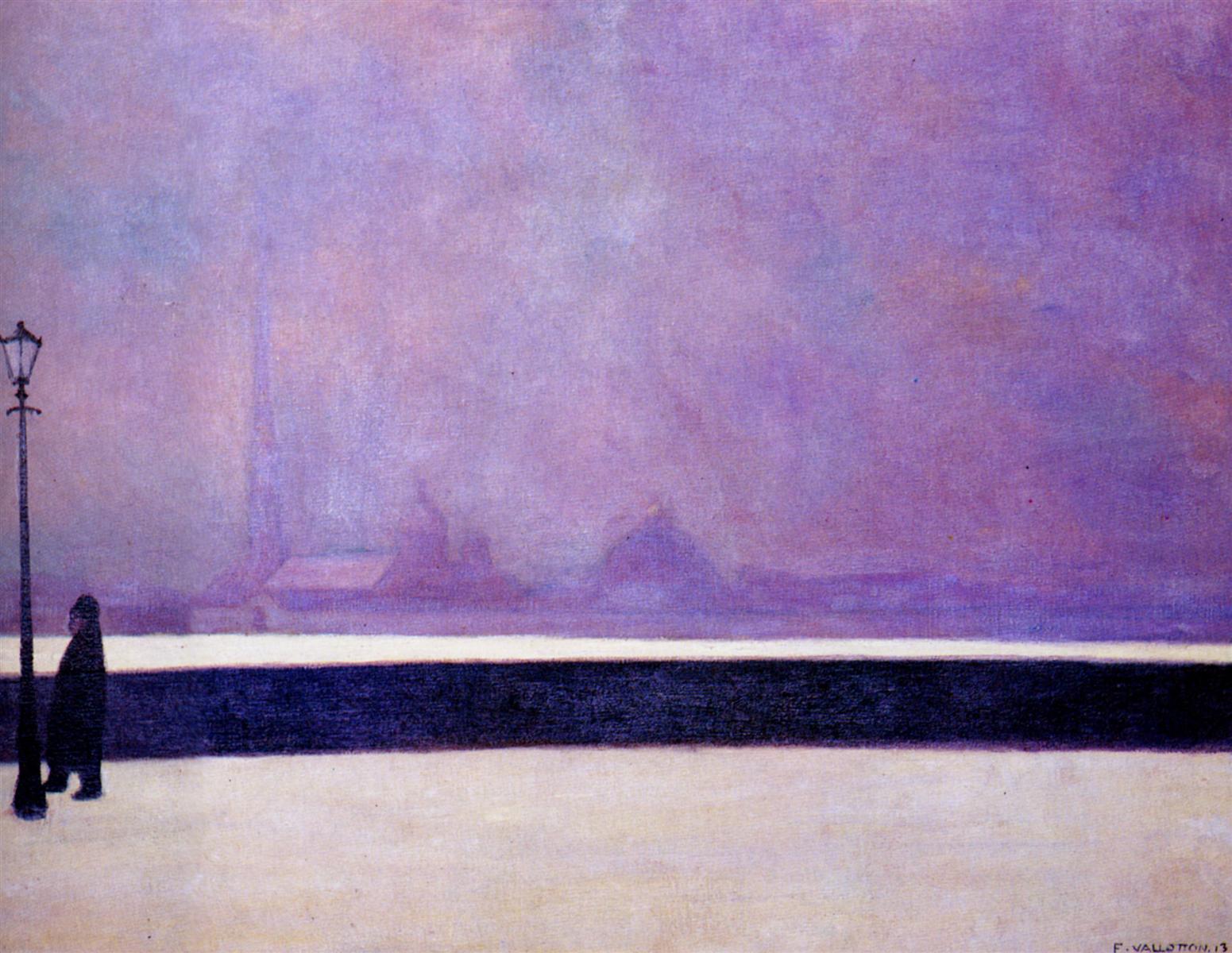 Felix Vallotton Neva, light fog 1913 Fine Art Print