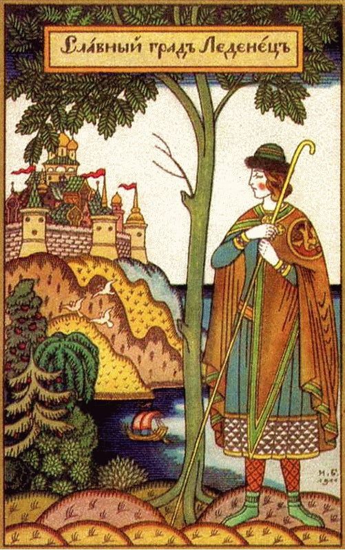 Ivan Bilibin Nice Candy Castle 1911 Fine Art Print