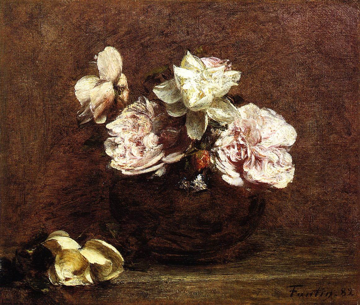 Henri Fantin-Latour Nice Roses 1882 Fine Art Print