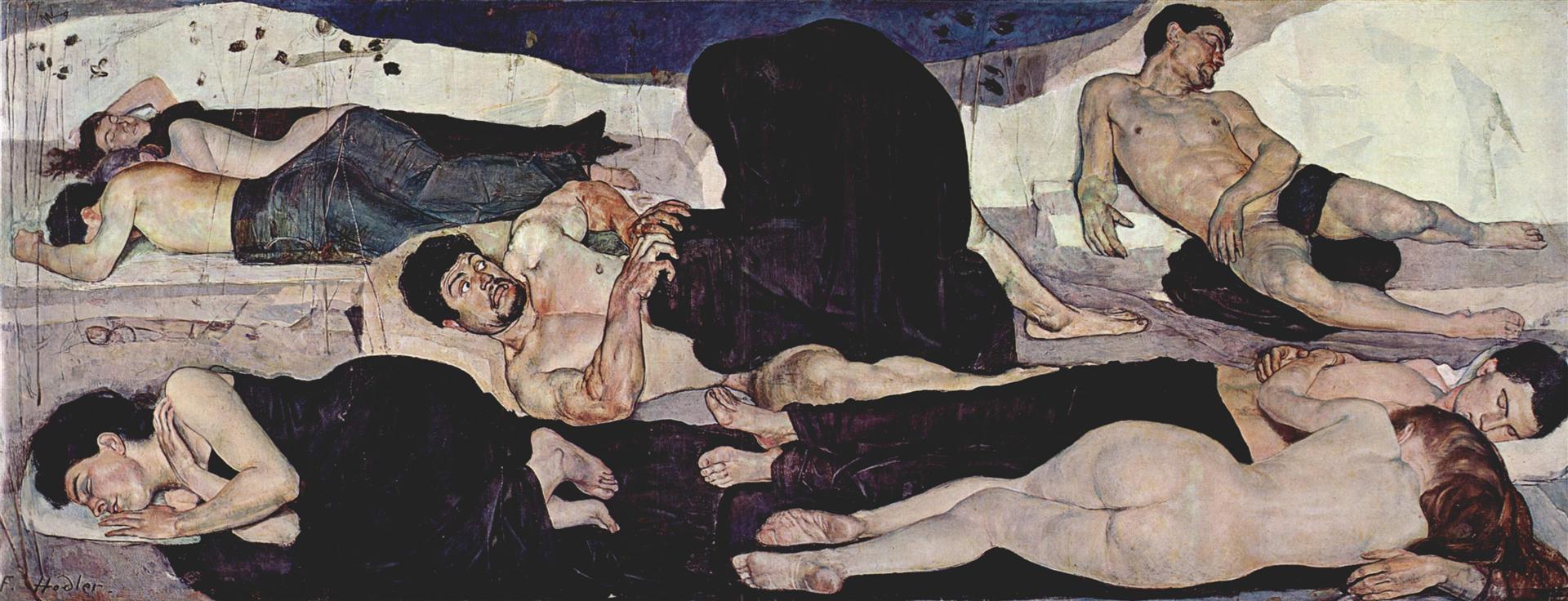 Ferdinand Hodler Night 1890 Fine Art Print