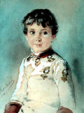 Konstantin Makovsky Niko Dadiani Baby 1875 Fine Art Print