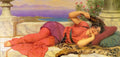 John William Godward Noon Day Rest 1910 Fine Art Print
