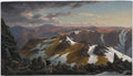 Eugene von Guerard North-east view from the northern top of Mount Kosciusko 1863 Fine Art Print