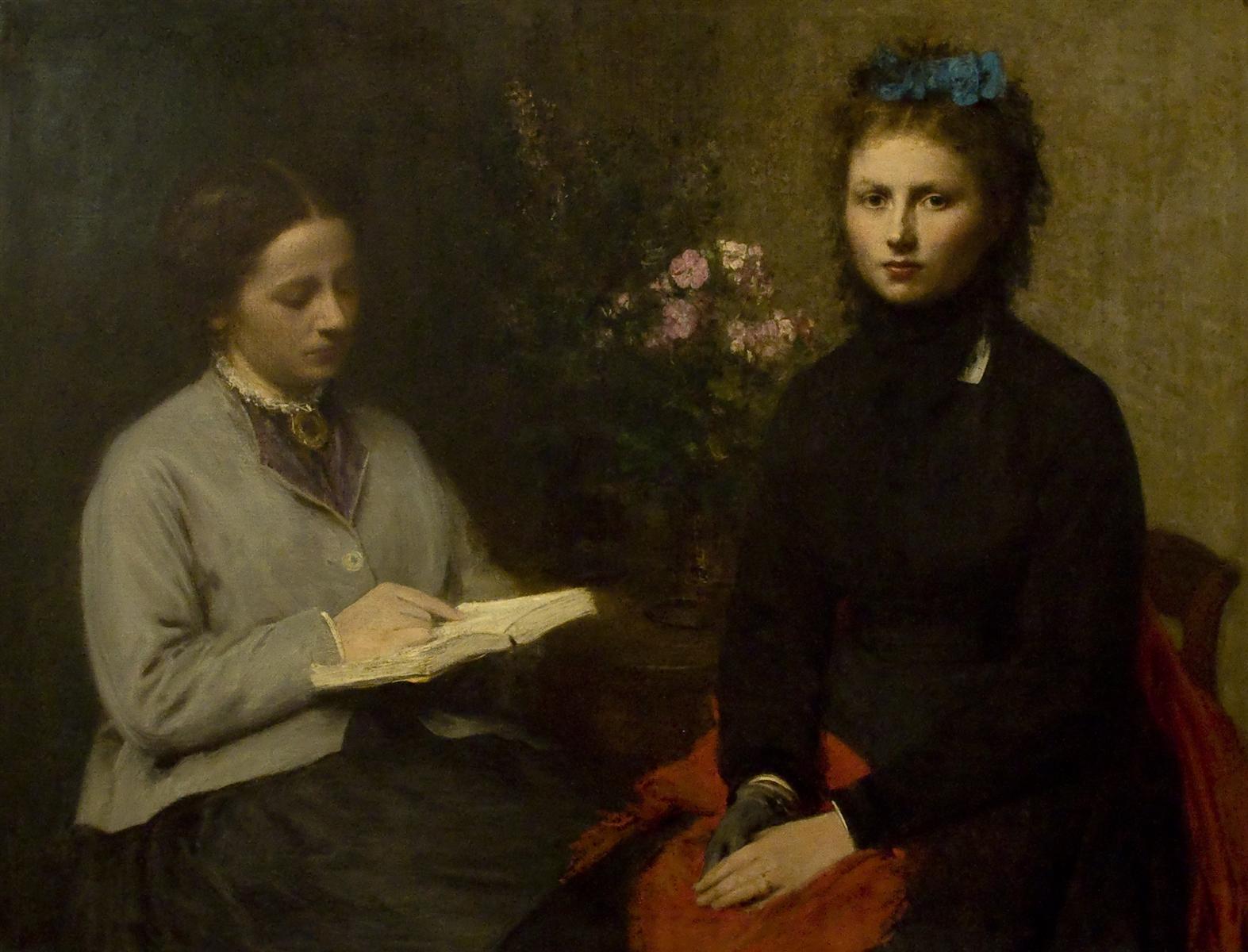 Henri Fantin-Latour The Reading 1870 Fine Art Print