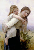 William-Adolphe Bouguereau Not too Much to Carry 1895 Fine Art Print