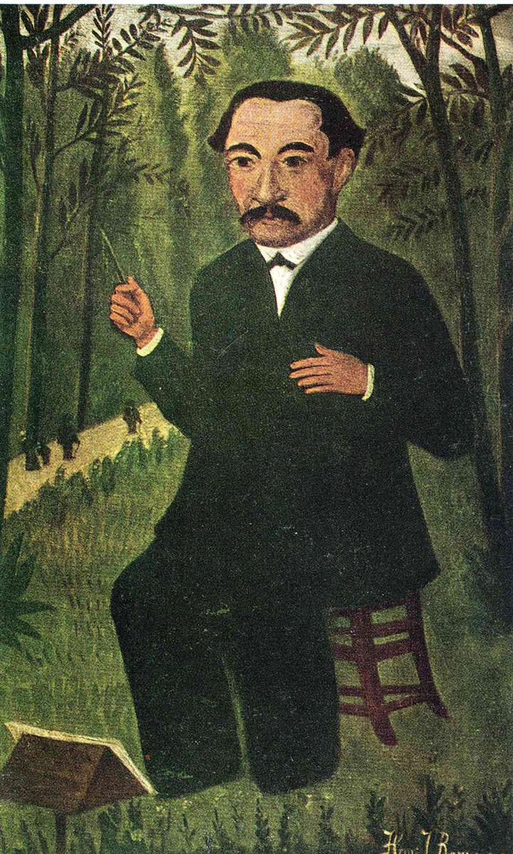 Henri Rousseau Henri Rousseau as Orchestra Conductor 1910 Fine Art Print