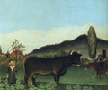 Henri Rousseau Landscape with Cow 1886 Fine Art Print