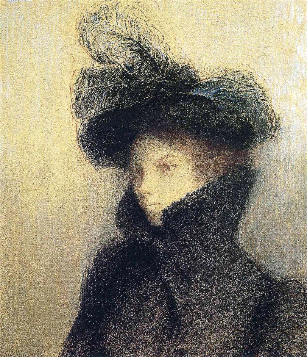 Odilon Redon Portrait of Marie Botkine 1900 Fine Art Print