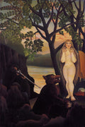 Henri Rousseau Nude and Bear 1901 Fine Art Print