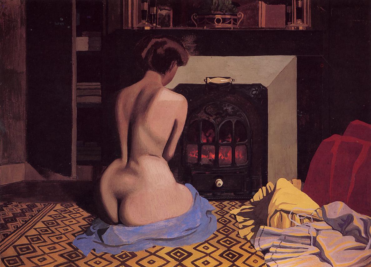 Felix Vallotton Nude at the Stove 1900 Fine Art Print