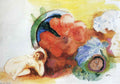 Odilon Redon Nude, Begonia and Heads 1912 Fine Art Print