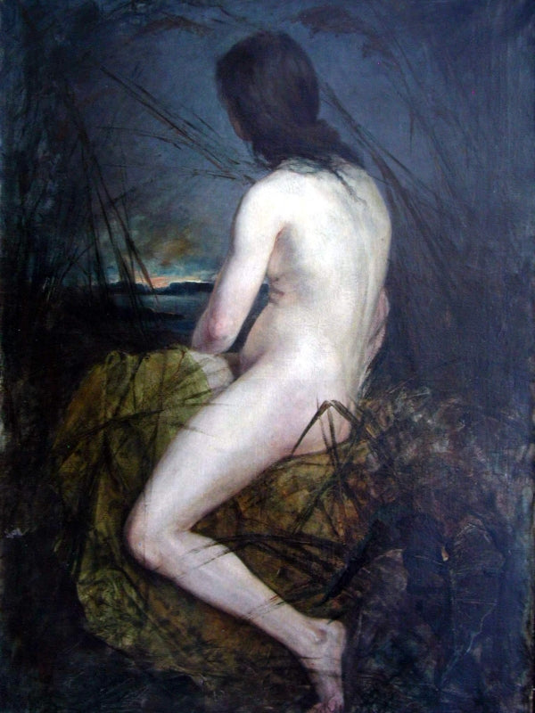 Wilhelm Kotarbinski Nude in the Reeds 1900 Fine Art Print